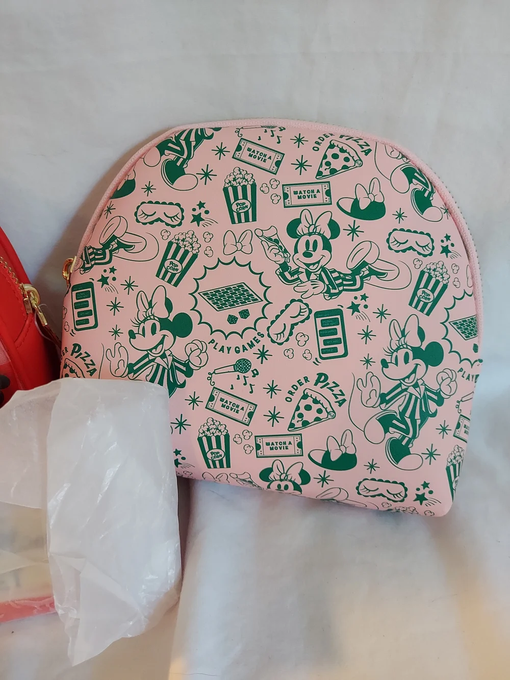 NWT Disney Store Mickey Mouse & Friends Friday Vibes Pouch Makeup Bag Set